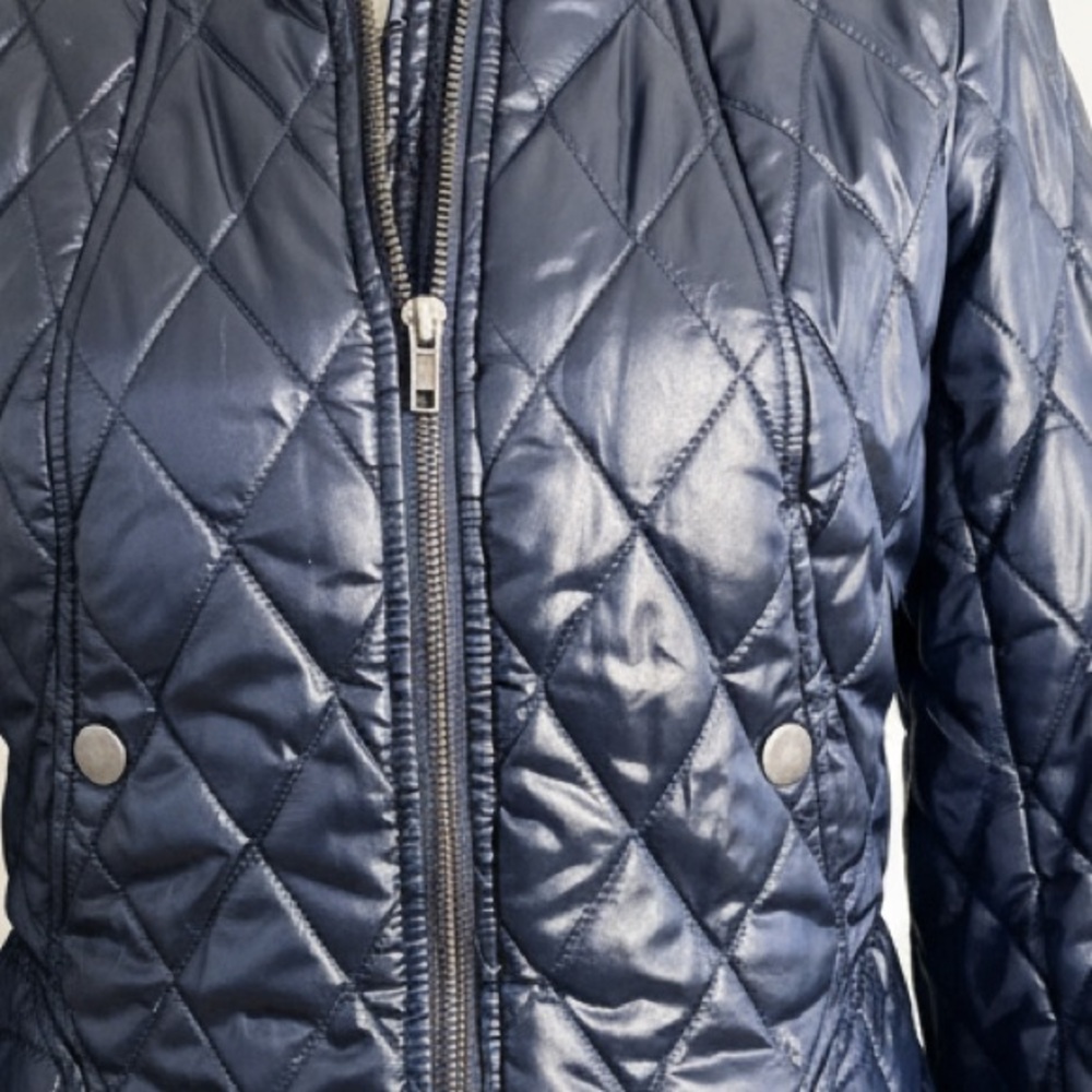 H&M Shiny Blue Jacket Size 6 - Picture 3 of 6